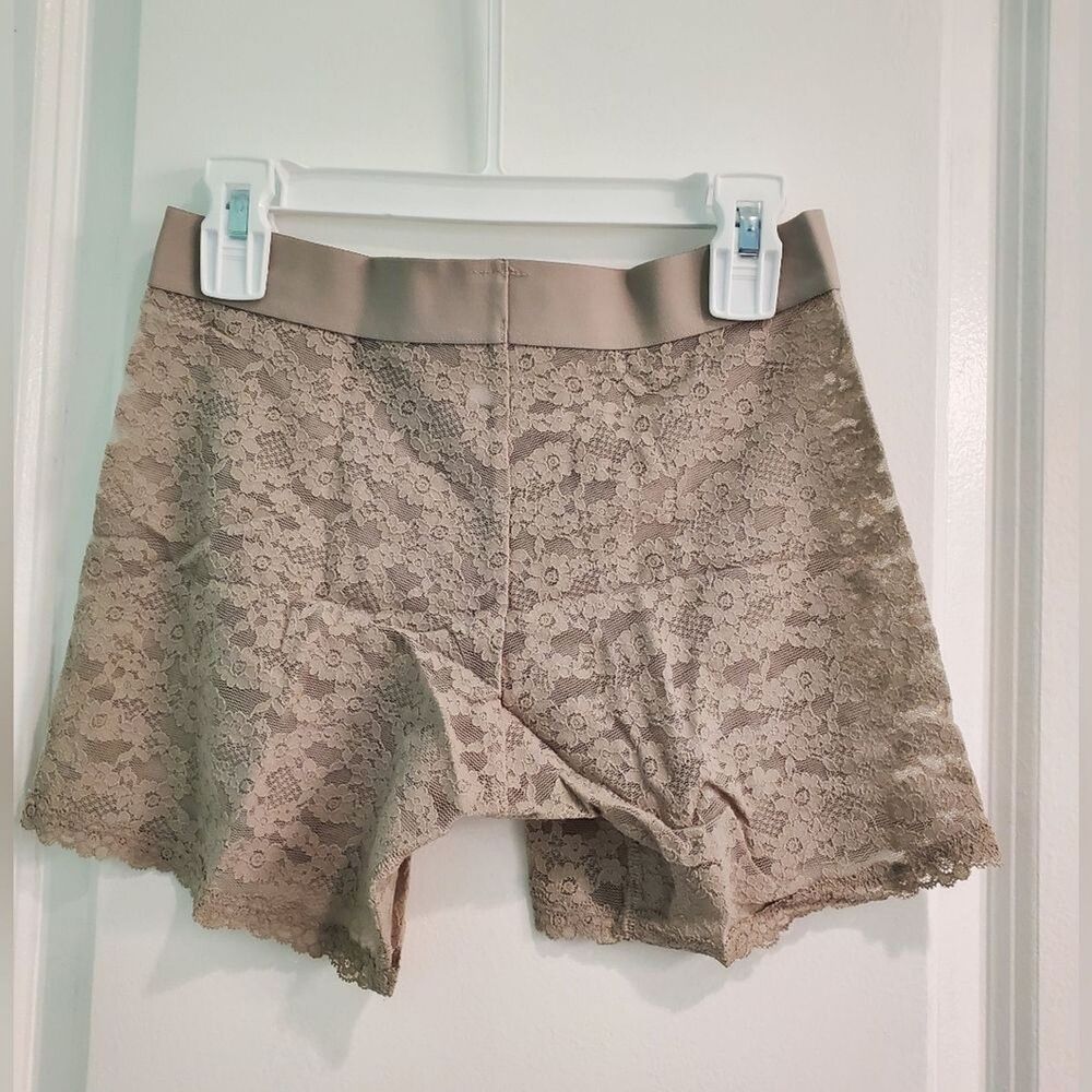 Aerie XXL/Show Off Vintage Lace High Waisted Boxer Underwear/Stone Harbor